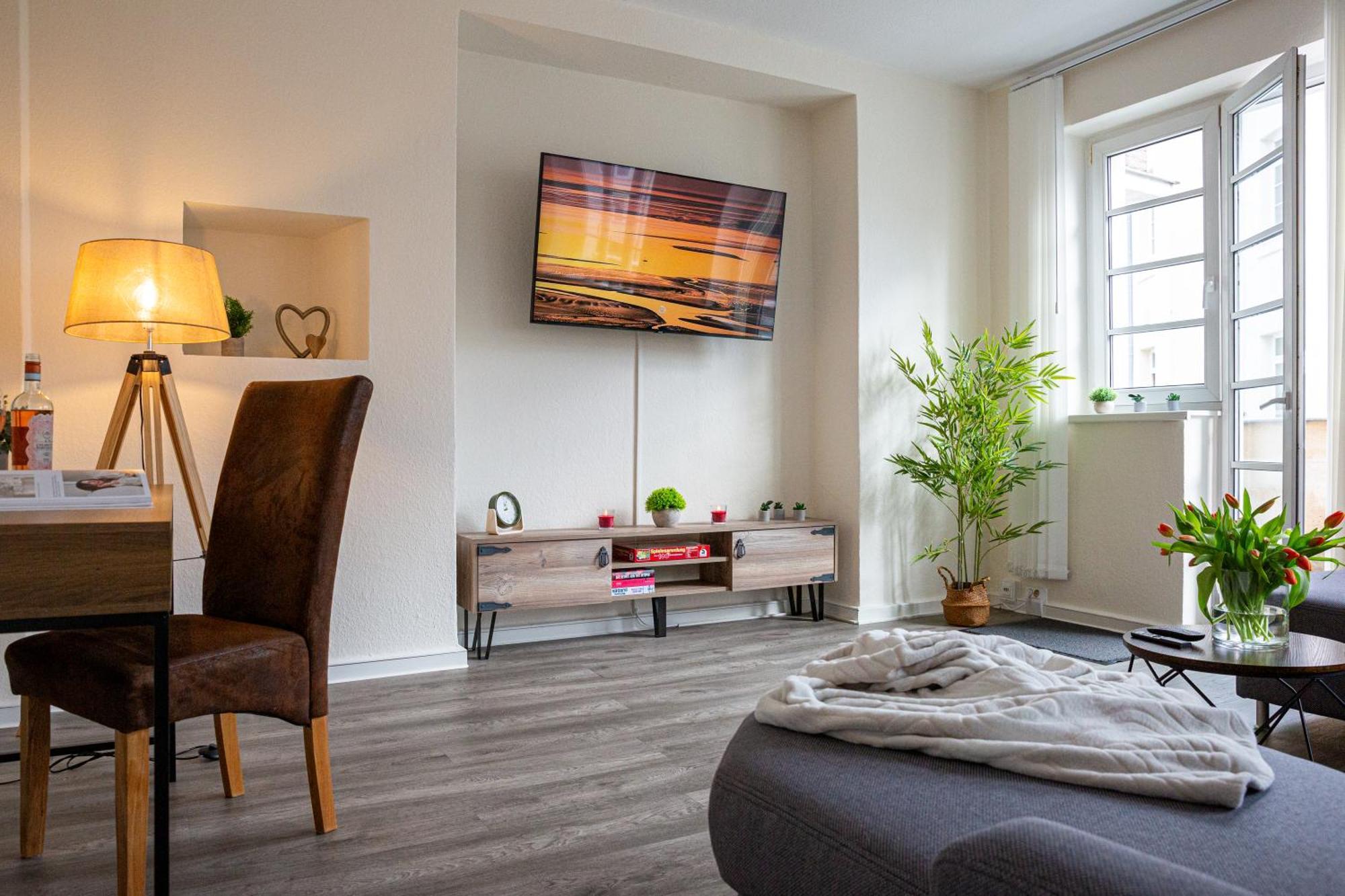 Luxus City Apartment Sauna Balkon Kueche Zentral Rostock Exterior photo